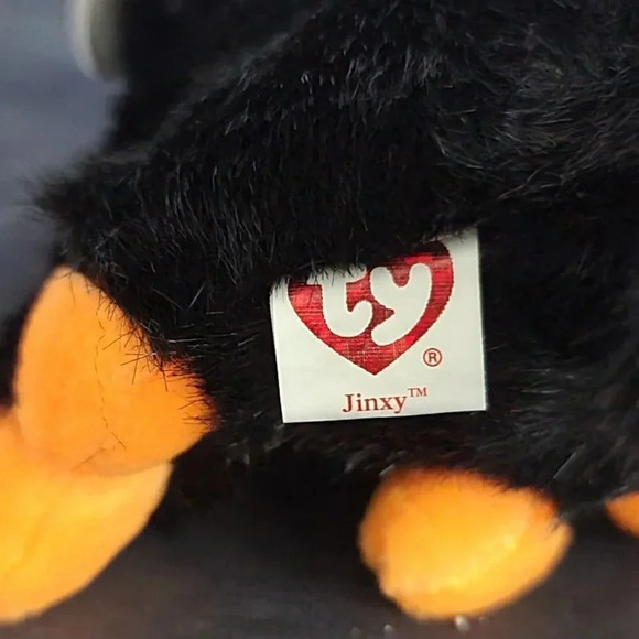 TY JINXY the BLACK CAT BEANIE BABY - MINT with MINT TAG - TY EXCLUSIVE - Picture 6 of 13